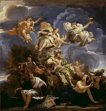 Luca  Giordano Allegory of Prudence oil painting image
